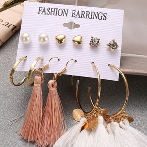 Pack of 6 earings